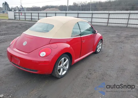 2006 Volkswagen New Beetle Convertible Option Package 2 из США, поврежденный, VIN 3VWSF31Y86M323258